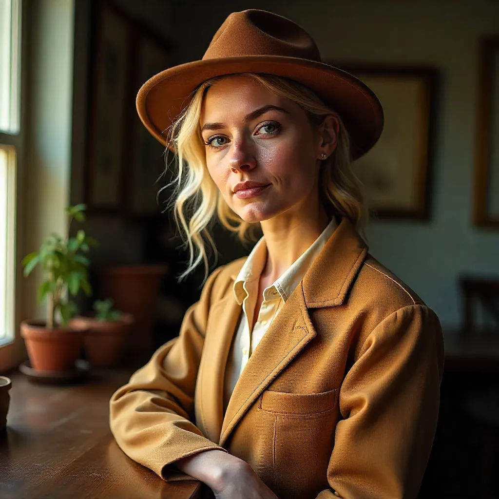 Microscopic leather grain analysis